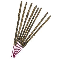 Verpakking van 3 biologische roze wierookstokjes AROMA Nature - 8 stokjes, brandduur 1 uur