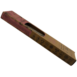 Verpakking van 3 biologische roze wierookstokjes AROMA Nature - 8 stokjes, brandduur 1 uur