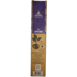 AROMA Nature Bio-Räucherstäbchenbox Nag Champa Weißer Salbei - 12 Schachteln mit je 8 dicken Stäbchen