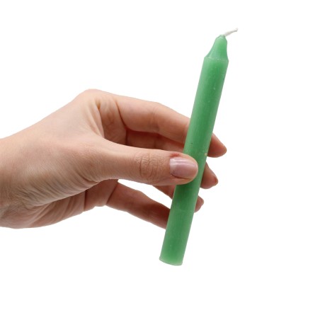 Conjunto de 10 velas verdes - Curación - Velas mágicas hechizadas  - 4