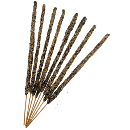 Opakowanie 3 organicznych kadzidełek Nag Champa i Biała Szałwia AROMA Nature - 8 kadzidełek, czas działania 1 godzina