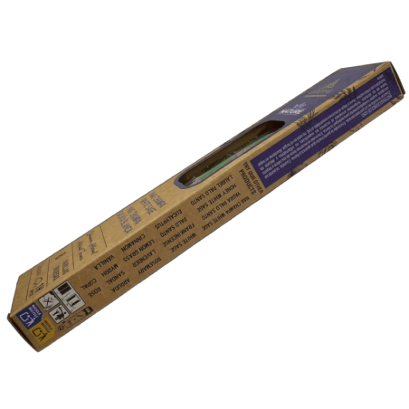 Pack 3x Incienso Orgánico Nag Champa y Salvia Blanca AROMA Nature - 8 varillas 1h duración