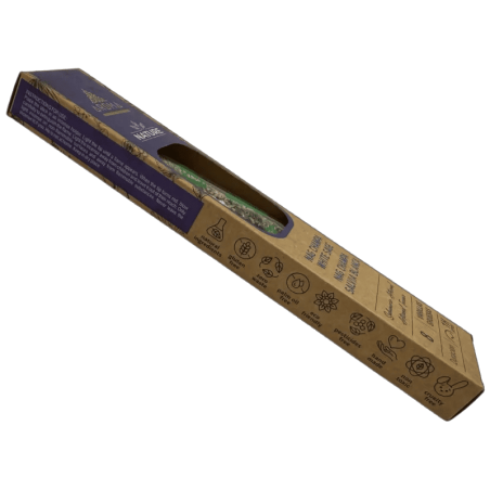 Pack of 3 Organic Incense Sticks Nag Champa and White Sage AROMA Nature - 8 sticks, 1 hour duration