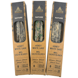 Pachet de 3 bețișoare de tămâie organică cu...