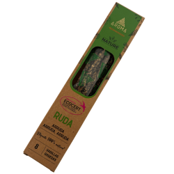 Incenso de arruda orgânica AROMA Nature Rue - Caixa com 20g