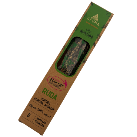 Incenso de arruda orgânica AROMA Nature Rue - Caixa com 20g