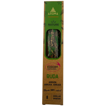 Lot de 3 encens de rue bio AROMA Nature - 8 bâtonnets, durée 1 heure