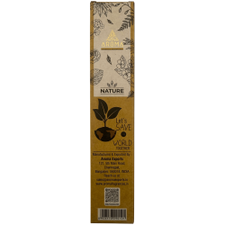 AROMA Nature Biologische Vanille Wierook Doos - 12 doosjes van 8 dikke stokjes
