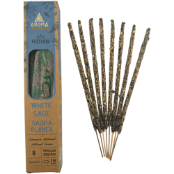 Organic White Sage Incense AROMA Nature White Sage - 20g Box