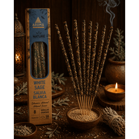 بخور المريمية البيضاء العضوية AROMA - عبوة 20 غرام