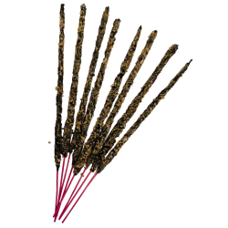 Caixa de incenso de rosa mosqueta orgânico AROMA Nature - 12 caixas com 8 varetas grossas cada.