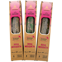 Pack of 3 Organic Rosehip Incense AROMA Nature...