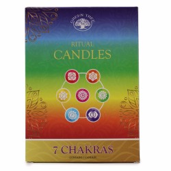 Conjunto de 7 velas - 7 Chakras - Velas mágicas