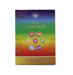 Conjunto de 7 velas - 7 Chakras - Velas mágicas
