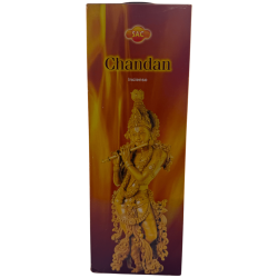 Kadzidełka SAC Chandan – pudełko zawierające 6 sześciokątnych opakowań po 20 patyczków w każdym, 120 kadzidełek