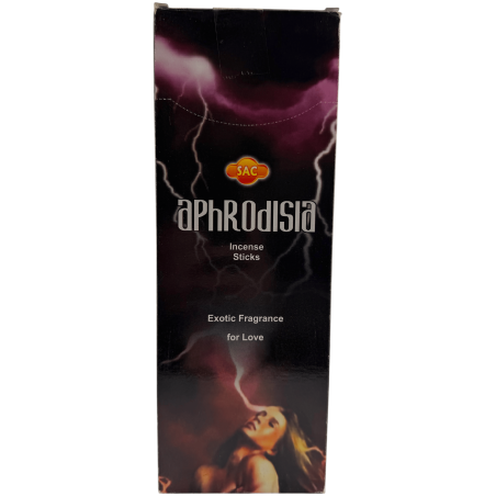 SAC Aphrodite Incense - Box of 6 hexagonal packs of 20 sticks each, 120 incense sticks