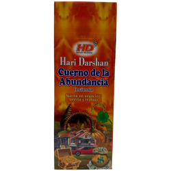 Incenso Hari Darshan Corno dell'Abbondanza - Confezione da 6 scatole di incenso esagonali