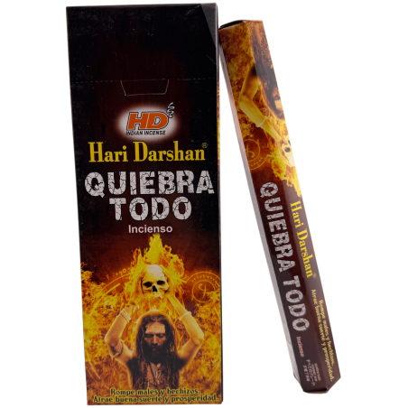 Incenso Hari Darshan All-Breaking - Caixa com 6 caixas de incenso hexagonais