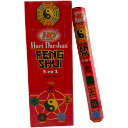 Incienso Feng Shui Hari Darshan - Caja de 6 cajitas de incienso hexagonales