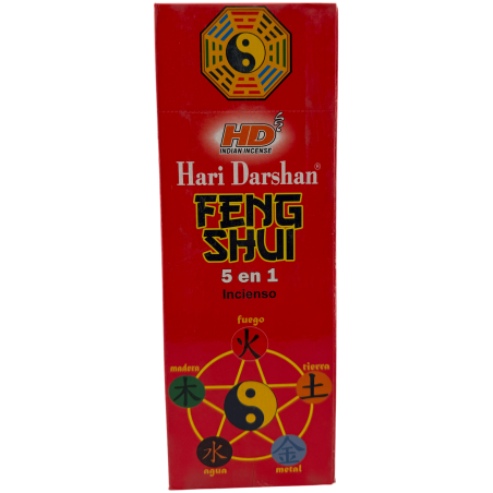 Feng Shui Hari Darshan Rökelse - Ask med 6 sexkantiga rökelselådor