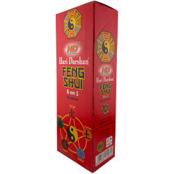 Feng Shui Hari Darshan Rökelse - Ask med 6 sexkantiga rökelselådor