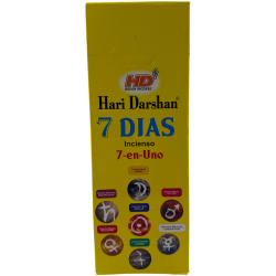 Tămâie Hari Darshan pentru 7 zile - Cutie cu 6 cutii hexagonale de tămâie