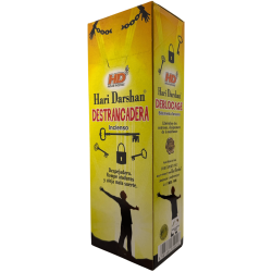 Incienso Destrancadera Hari Darshan - Caja de 6 cajitas de incienso hexagonales