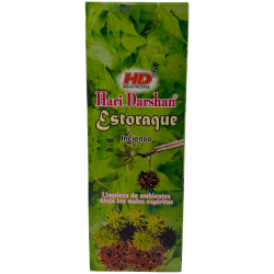 Storax Incense Hari Darshan - Box of 6 hexagonal incense boxes