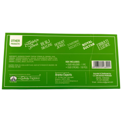 Sheikh's Jewel Misbah's DMP Perfumer Edition Arabisches Räucherstäbchen – 10 Räucherstäbchen mit Brenner