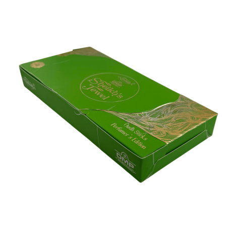 Incienso Árabe Dhoop Sheikh's Jewel Misbah's DMP Perfumer Edition - 10 barritas Dhoop con quemador