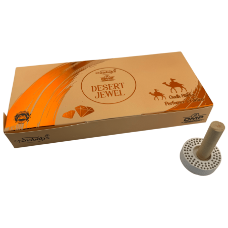Incienso Árabe Dhoop Desert Jewel Misbah's DMP Perfumer Edition - 10 barritas Dhoop con quemador