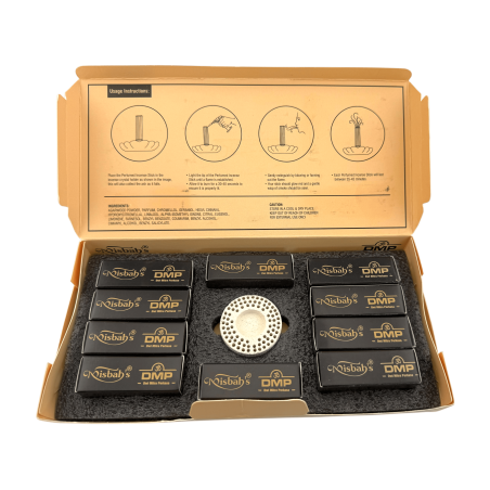 Encens Àrab Dhoop Desert Jewel Misbah's DMP Perfumer Edition - 10 barretes Dhoop amb cremador