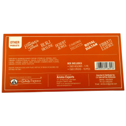 Tămâie Arabică Dhoop Emirati Essence Misbah's DMP Perfumer Edition - 10 Bețișoare Dhoop cu Arzător