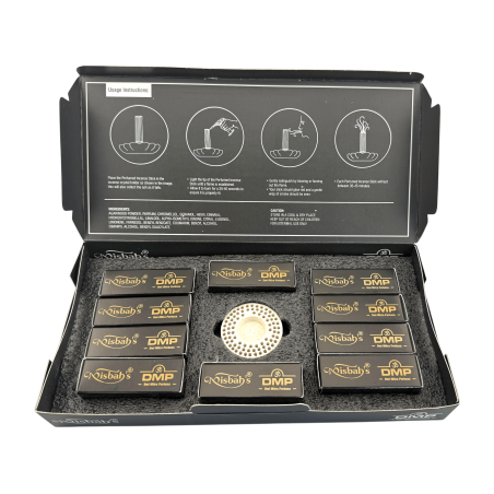 Encens Àrab Dhoop Burj Skyline Misbah's DMP Perfumer Edition - 10 barretes Dhoop amb cremador