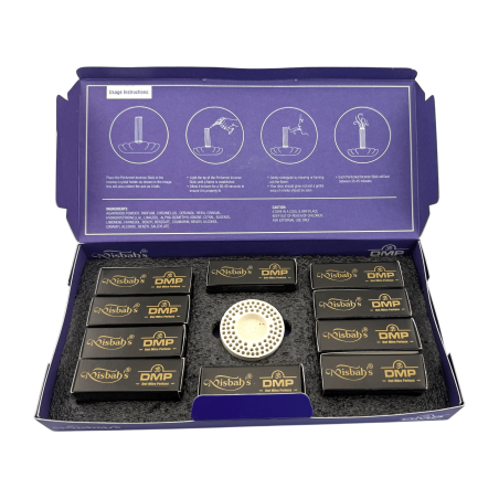 Incenso árabe Dhoop Jumeirah Nights Misbah's DMP Perfumer Edition - 10 varetas de incenso com queimador