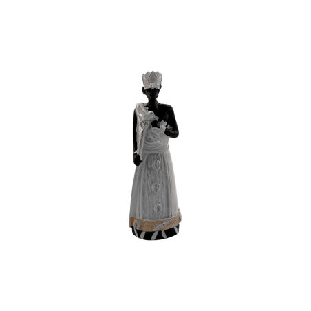 Figura Orisha Oxala 10,5x3,7x2,7cm.