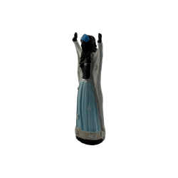 Orixá Yemanjá Figura Negra 10,5x3,8x5,5cm.