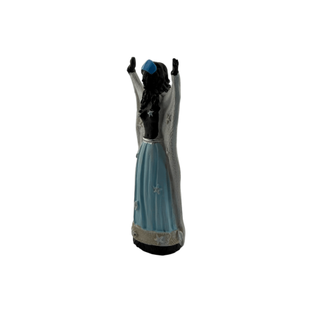 Orisha Yemanjá Black Figure 10.5x3.8x5.5cm.