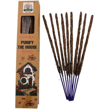 Natural Incense Box Cleanses Houses Namaste India Natural Masala Orkay - 12 boxes of organic incense 30gr.