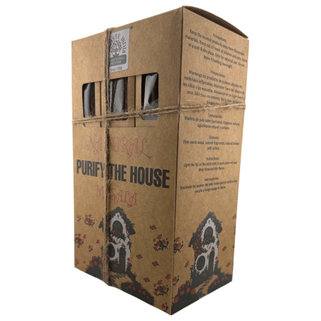 Boîte d'encens naturel purifie les maisons Namaste India Natural Masala Orkay - 12 boîtes d'encens bio 30g.