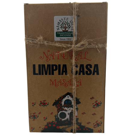 Caixa Encens natural Neteja Cases Namaste Índia Natural Masala Orkay - 12 paquets d'encens orgànic 30gr.