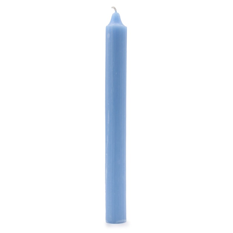 Velas a granel de cor sólida - azul marinho rústico - pacote com 10-VELAS DE JANTAR-HOSTENATURA