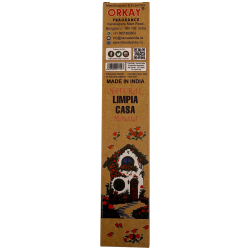 Boîte d'encens naturel purifie les maisons Namaste India Natural Masala Orkay - 12 boîtes d'encens bio 30g.