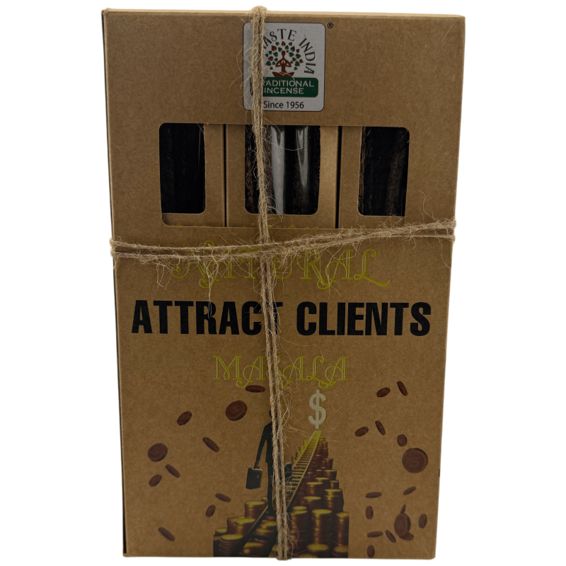 Caixa Encens natural Atrau Clients Namaste India Natural Masala Orkay - 12 paquets d'encens orgànic 30gr.-VARES INCENS BOTÀNIC-HOSTENATURA