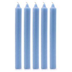 Velas a granel de color sólido - Azul marino rústico - Paquete de 10 - 2