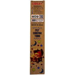 Incienso natural 7x7 Contra Todo Namaste India Natural Masala Orkay - 1 cajetilla de incienso orgánico 30gr.