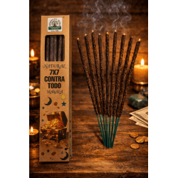 Tămâie naturală 7x7 împotriva tuturor Namaste India Natural Masala Orkay - 1 cutie de tămâie organică 30gr.