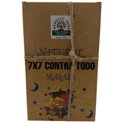 Caixa de incenso natural 7x7 Against All Namaste India Natural Masala Orkay - 12 caixas de incenso orgânico de 30g.