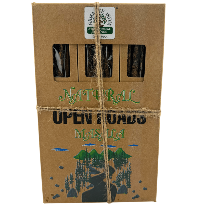 Caixa de Incenso Natural Abre Caminhos Namaste Índia Natural Masala Orkay - 12 caixas de incenso orgânico de 30g.-VARAS DE INCENSO BOTÂNICO-HOSTENATURA