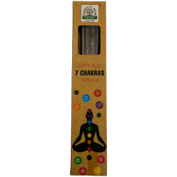 Natuurlijke wierook 7 Chakra's Namaste India Natuurlijke Masala Orkay - 1 doosje biologische wierook 30 gram.
